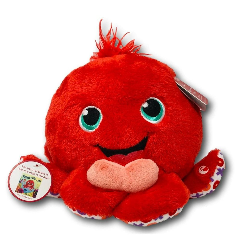 Hallmark Hug Ya Mucho Octopus 9.75” Singing Sound Stuffed Animal with Mo…